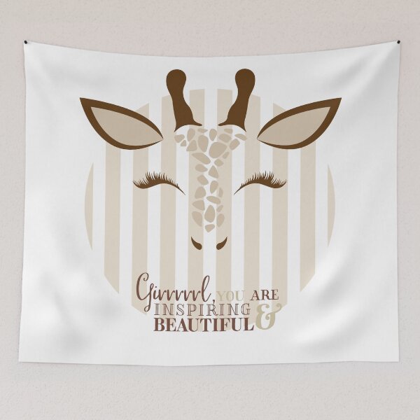 Item preview, Giraffe Inspirational Girl Quote  designed and sold by Amanda-Lakey.