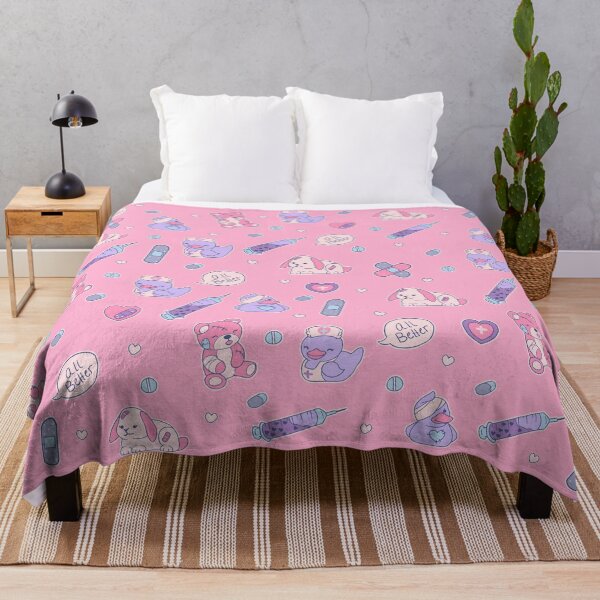 Item preview, All Better Menhera Animals on Pink designed and sold by Cass Noel Studio.