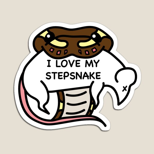 Item preview, I love my Stepsnake - Normal designed and sold by Radioactive China.