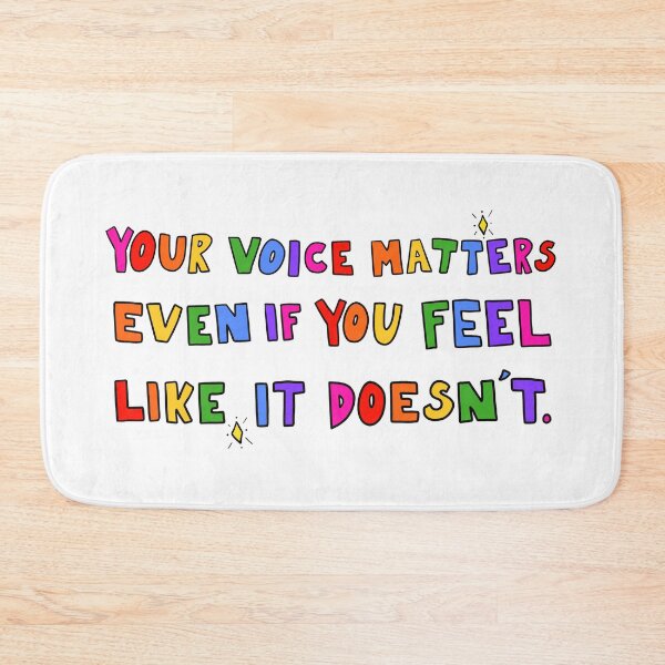 Item preview, Your Voice Matters designed and sold by crystaldraws.