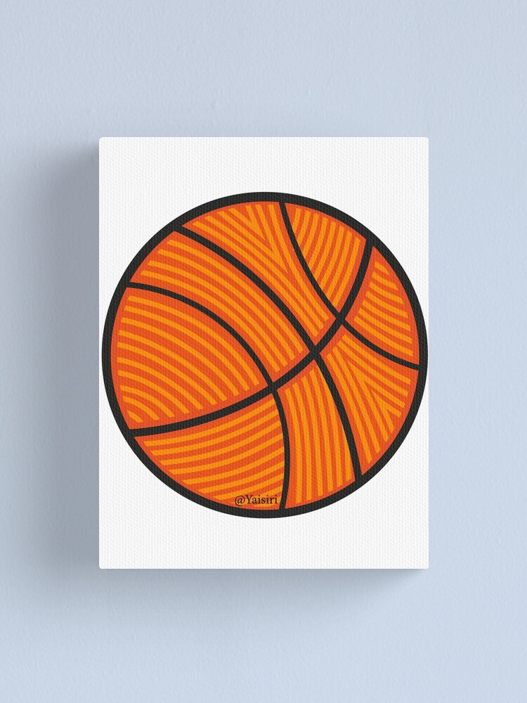"Zentangle Basketball Ball" Canvas Print by Yaisiri Redbubble
