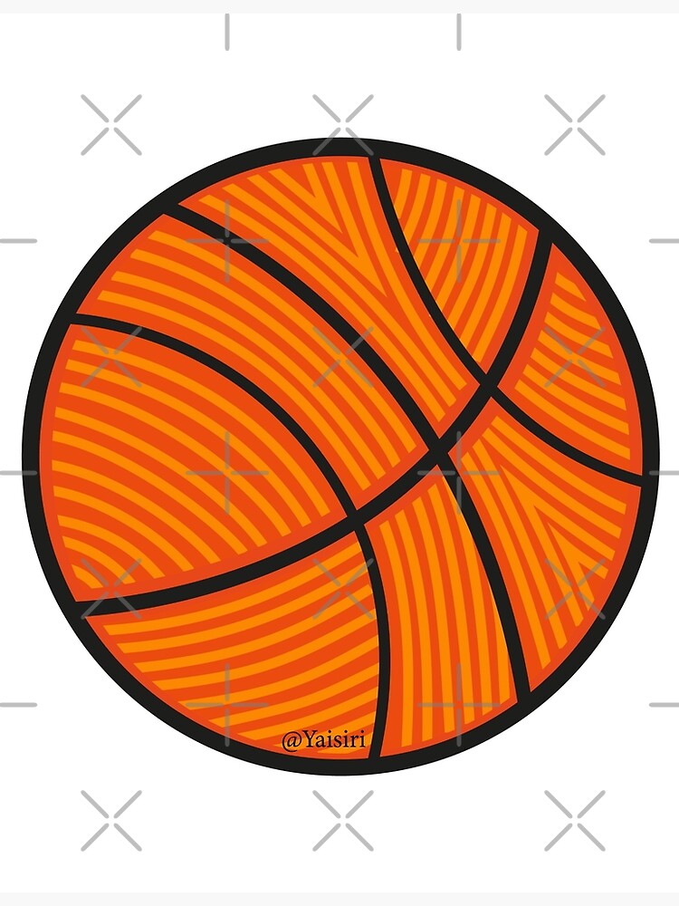 "Zentangle Basketball Ball" Poster by Yaisiri Redbubble