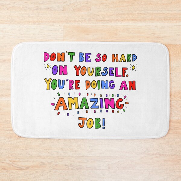 Item preview, Don't Be So Hard On Yourself designed and sold by crystaldraws.