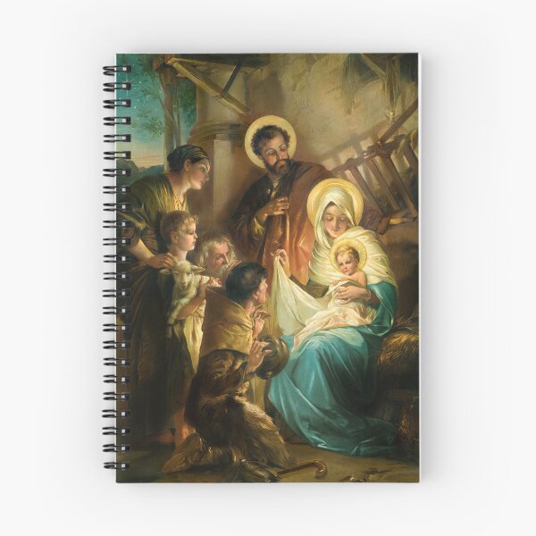 Item preview, Holy Family with Baby in the Manger Christmas Scene designed and sold by chillchar1234.
