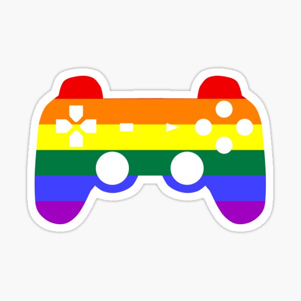 Rainbow Videogames Sticker for iOS & Android