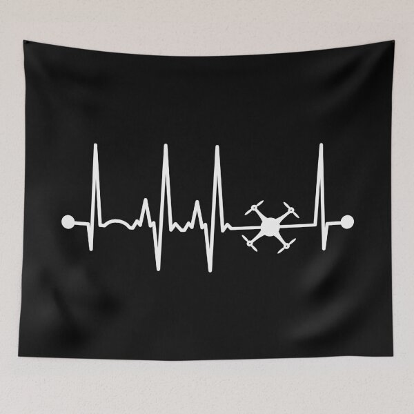 Item preview, Drone Heartbeat designed and sold by teesaurus.