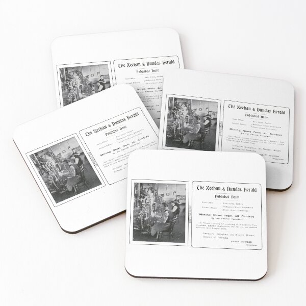 Item preview, Historic Tasmania. Zeehan & Dundas Herald Newspaper 1900s designed and sold by taspaul.