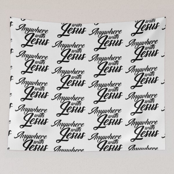 Item preview, Anywhere with Jesus designed and sold by blessitshop.