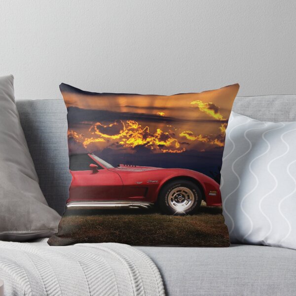Aperçu de l'œuvre Corvette Stingray, Corvette rouge créée et vendue par hottehue.