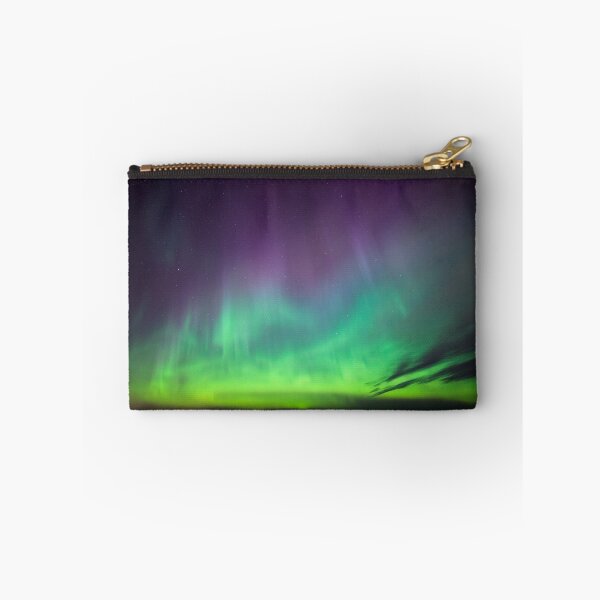 Item preview, Beautiful northern lights over lake in Finland designed and sold by Juhku.