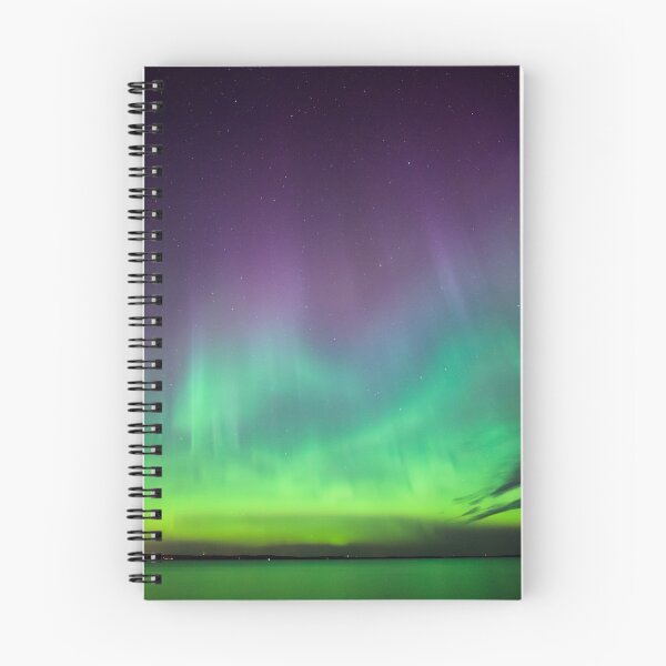 Item preview, Beautiful northern lights over lake in Finland designed and sold by Juhku.