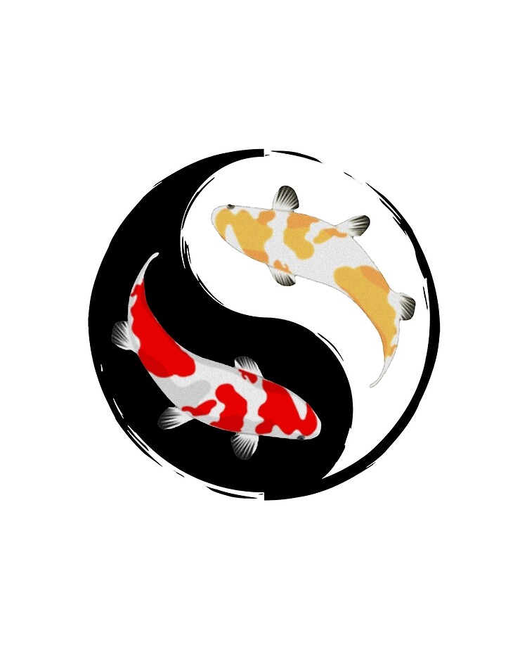 koi fish yin yang ipad case skin by tankquirk redbubble redbubble