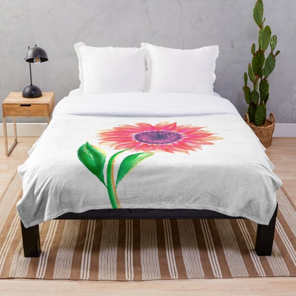 Item preview, Fiery Fuchsia Sunflower designed and sold by SandpaperStudio.