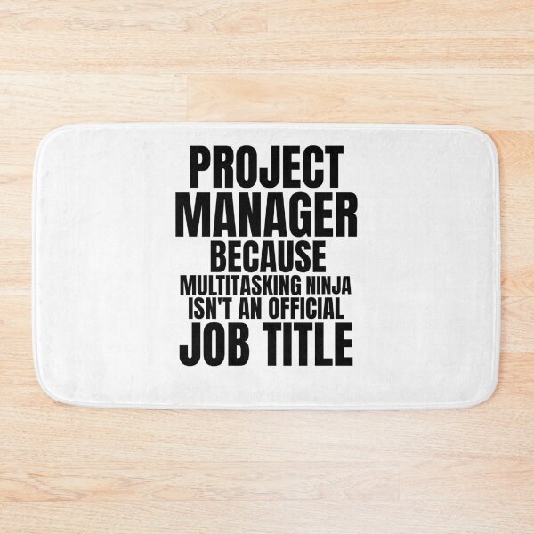 Item preview, Project Manager Multitasking Ninja designed and sold by ShirTomDesigns.