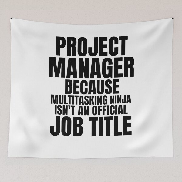 Artikelvorschau, Projekt Manager Multitasking Ninja entworfen und verkauft von ShirTomDesigns.