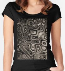 Dark alien skin Women's Fitted Scoop T-Shirt