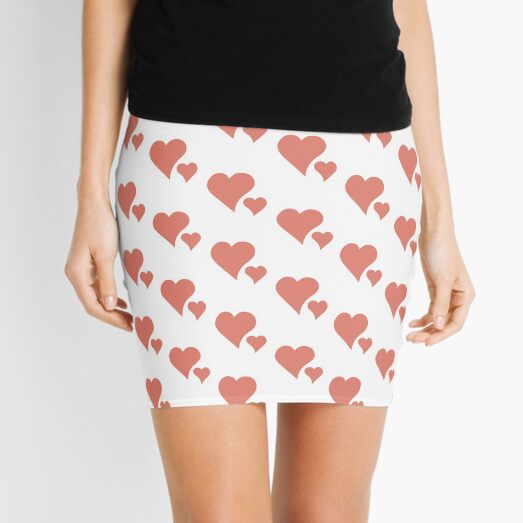 Two Hearts in love Valentine Minirock