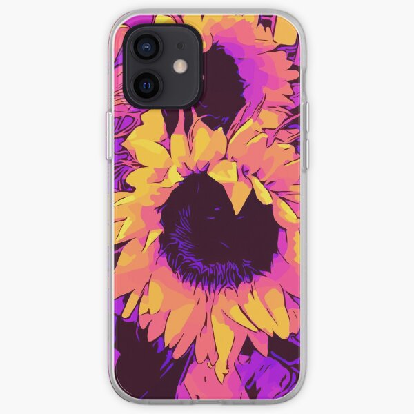 Funky Sunflowers" Blumen-Poster „WelikeFlowers" iPhone Flexible Hülle
