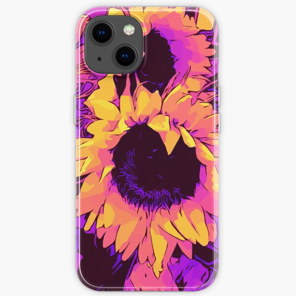 Funky Sunflowers" Blumen-Poster „WelikeFlowers" iPhone Flexible Hülle