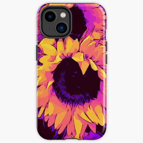 Funky Sunflowers" Blumen-Poster „WelikeFlowers" iPhone Robuste Hülle