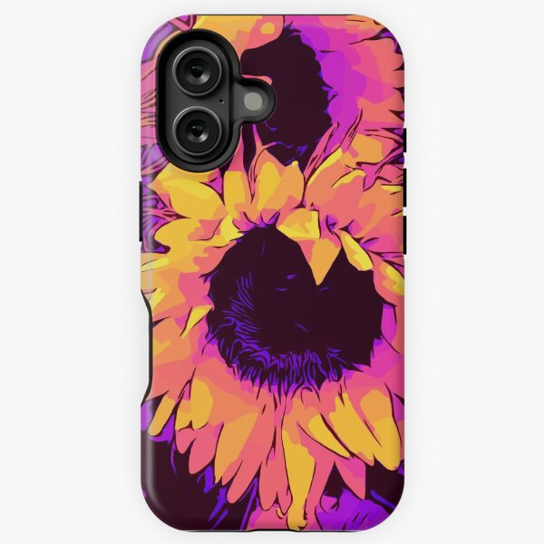 Funky Sunflowers" Blumen-Poster „WelikeFlowers" iPhone Robuste Hülle