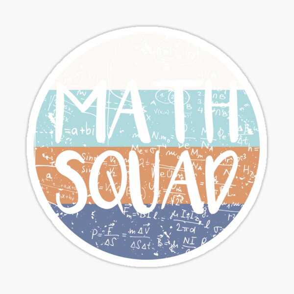 Birthday Squad Stickers Redbubble - math squad roblox
