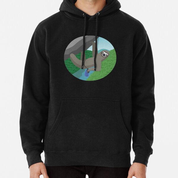 Rock Climbing Sloth | New River Gorge Pullover Hoodie