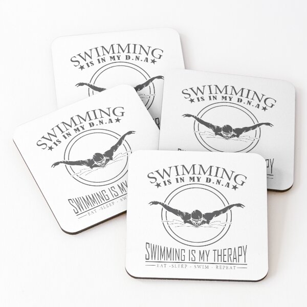 Item preview, Swimming is my therapy water sports designed and sold by torlei565.