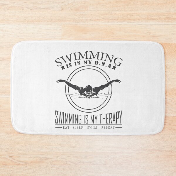 Item preview, Swimming is my therapy water sports designed and sold by torlei565.
