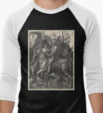 Albrecht Dürer or Durer Knight, Death and Devil Baseball ¾ Sleeve T-Shirt