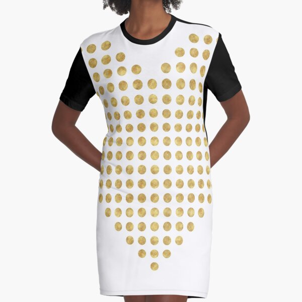 Gold Glitter Heart Dresses Redbubble