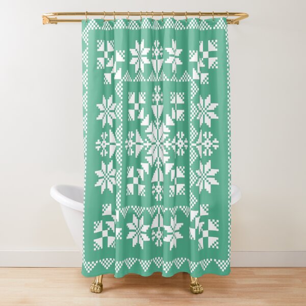 Nordic Folk Shower Curtain