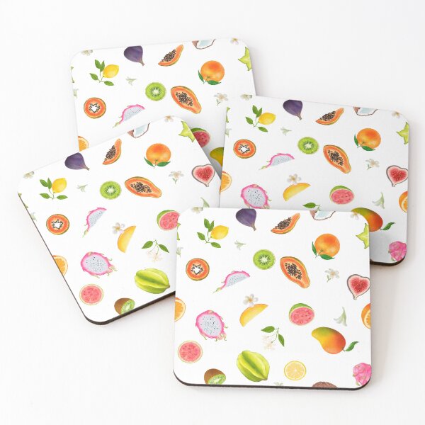 Item preview, Tropical fruits summer mix designed and sold by fleurdesign-.