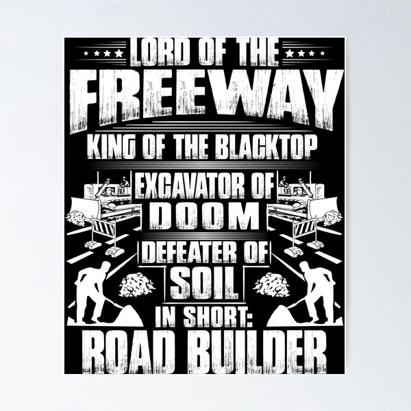 Item preview, Road Builder/Road Constructor/Road Worker/Gift designed and sold by Krautshirts.