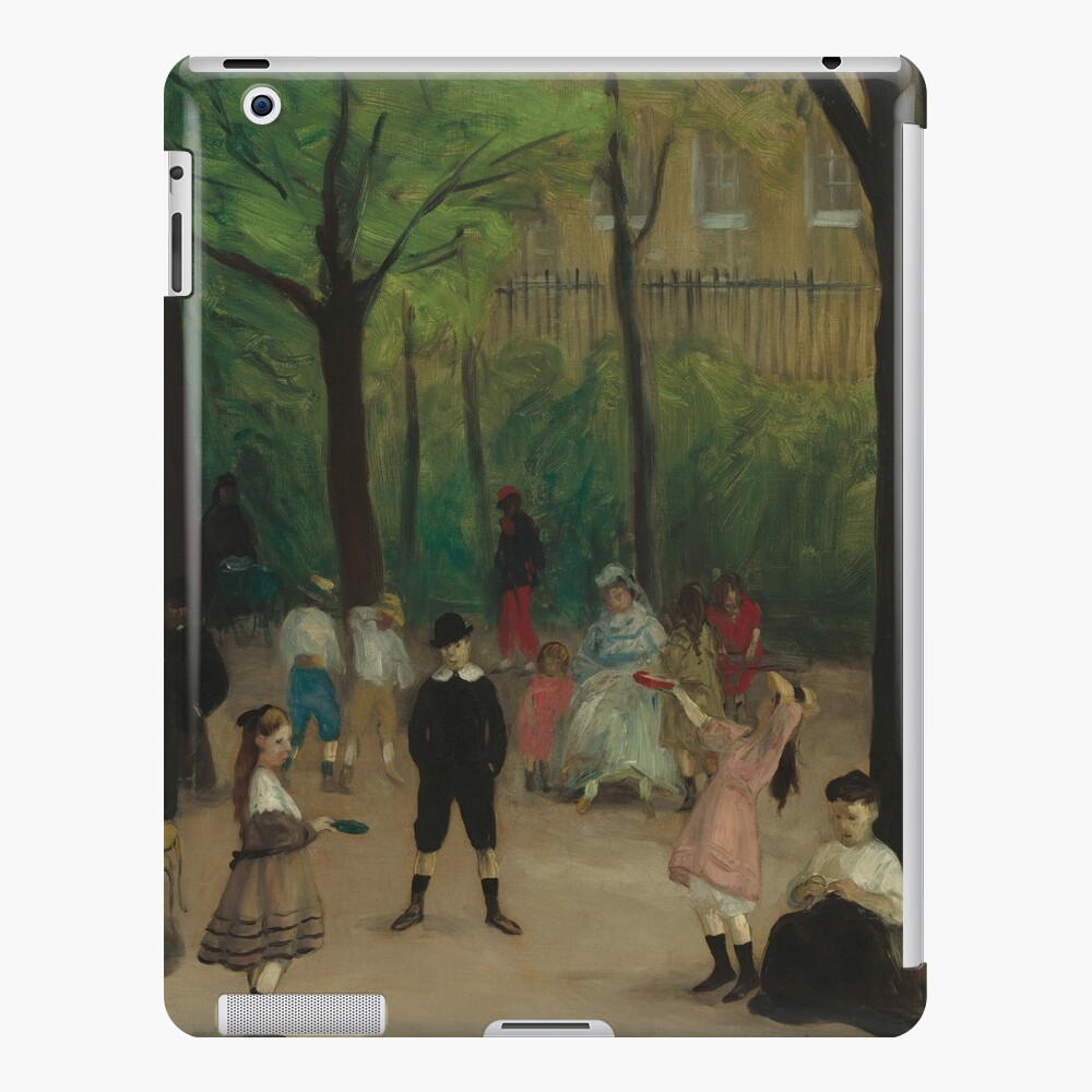 Luxembourg Gardens Oil Painting by William James Glackens iPad Case & Skin