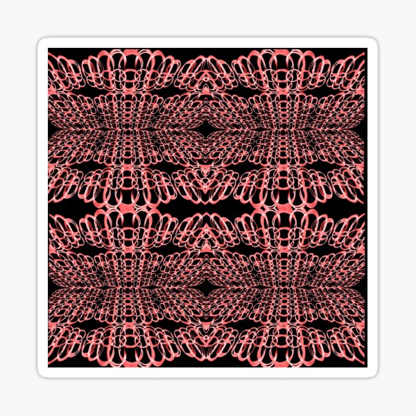 Interlaced Sticker By Almanzart Redbubble 