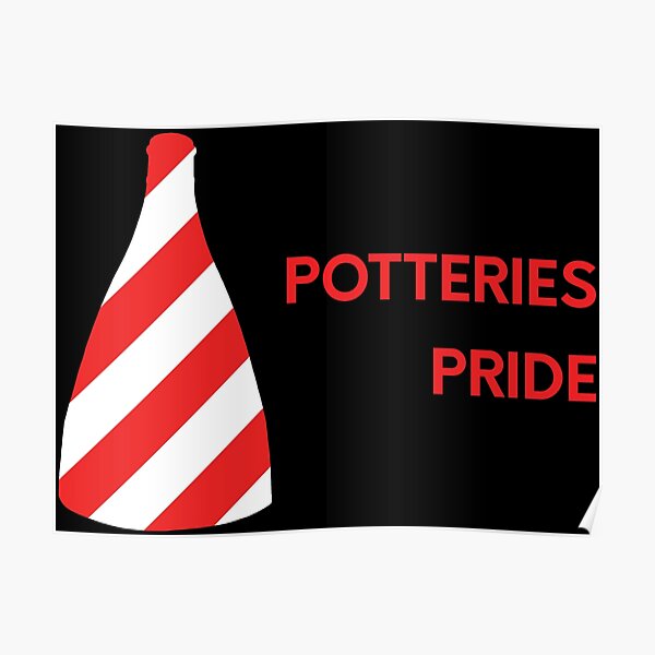 ""Potteries Pride" Red and White Bottle Kiln original gift design