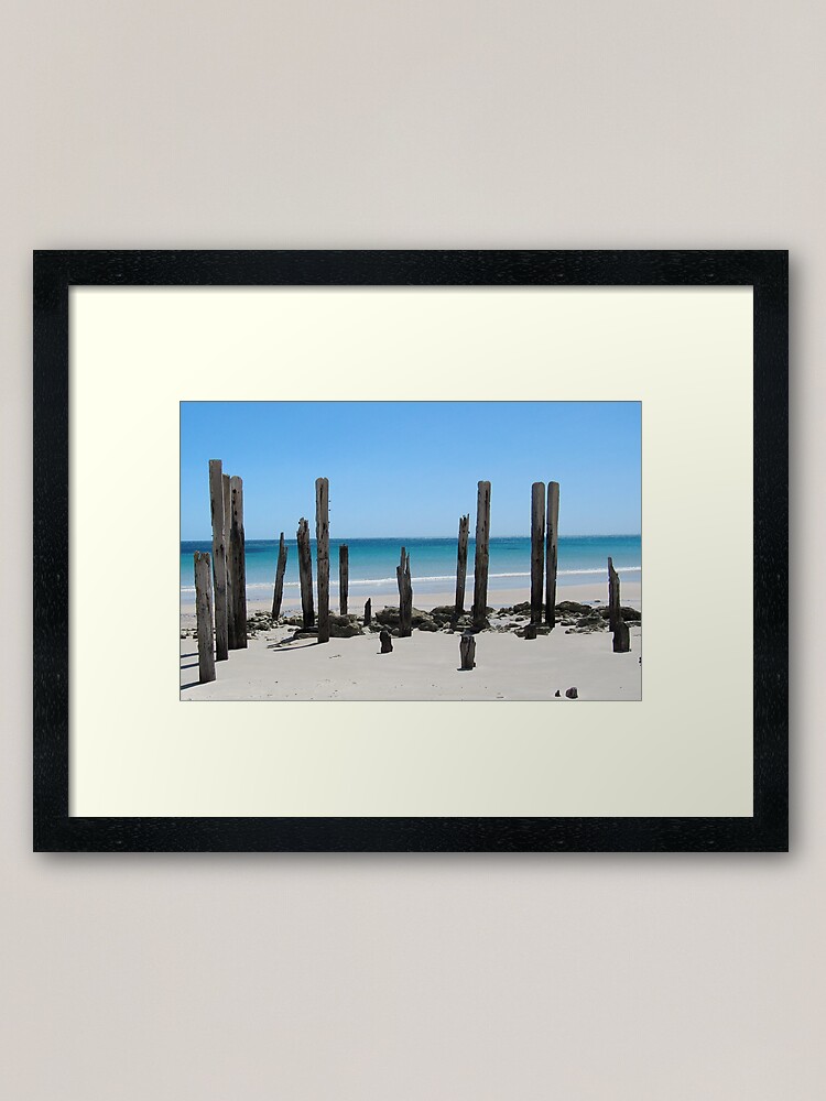 Alternate view of Posts Framed Art Print