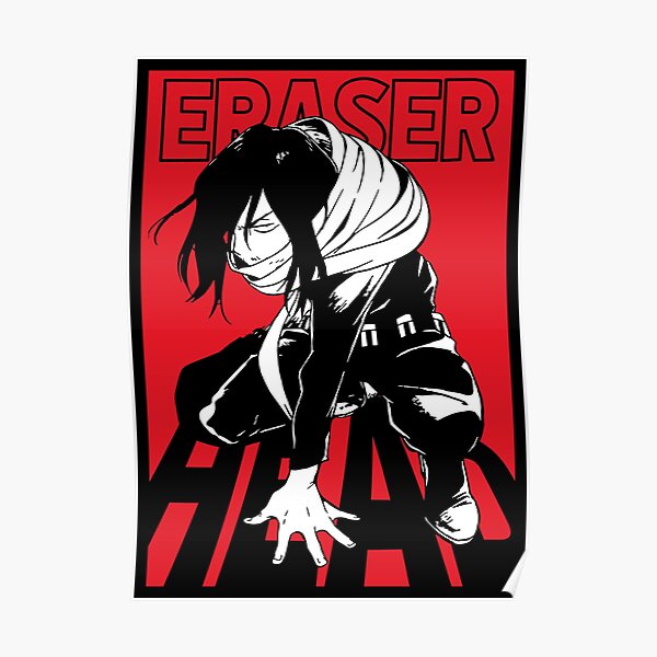 Eraser Head (Black) Poster