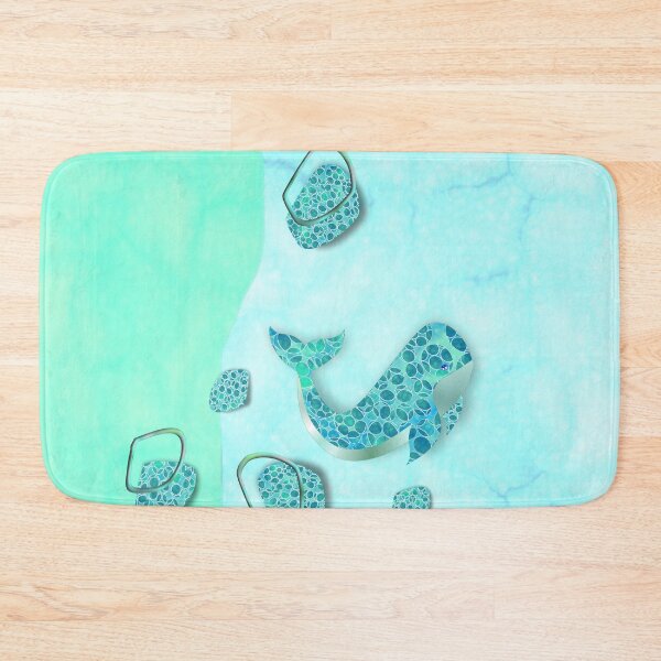 Item preview, WHALE ON MARBLE OCEAN 286. designed and sold by sana90.