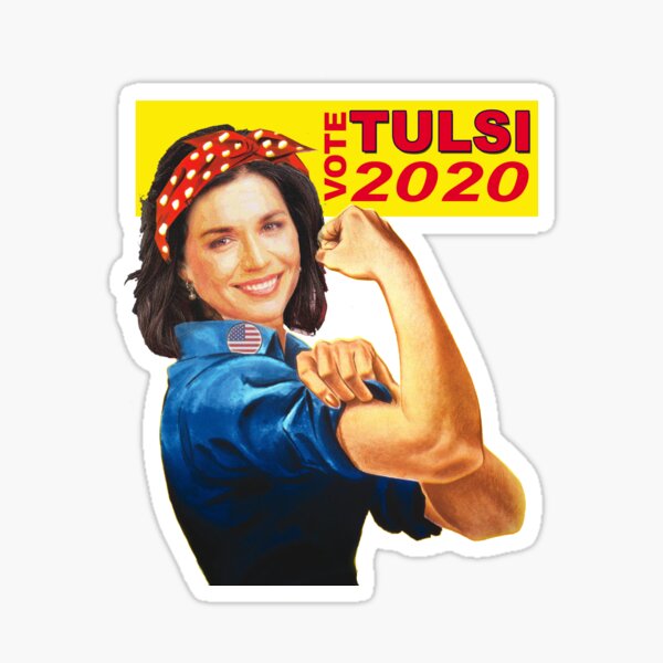 Tulsi Can Do It Sticker