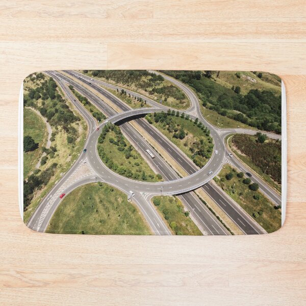 Item preview, Highway with roundabout from above designed and sold by MarioGuti.