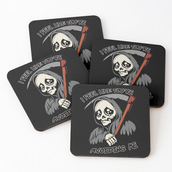 Item preview, Grim Reaper Death Skeleton Bone Funny Sayings designed and sold by titanosdesign.