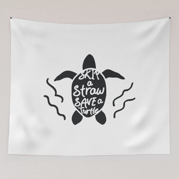 Item preview, Skip A Straw Save A Turtle  designed and sold by Maka4.