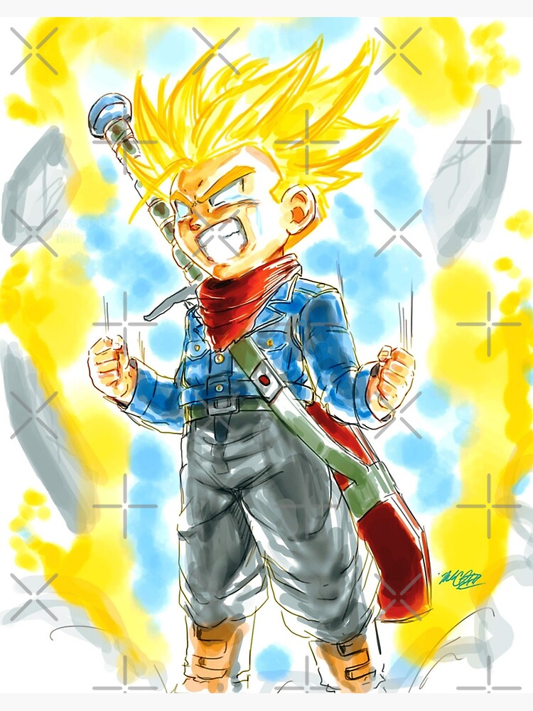 Future Trunks Goes Super Saiyan Rage #trunks #futuretrunks