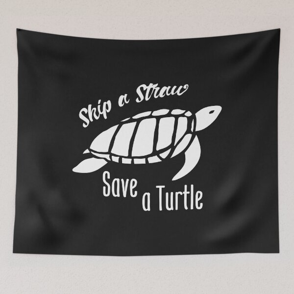 Item preview, Skip A Straw Save A Turtle  designed and sold by Maka4.