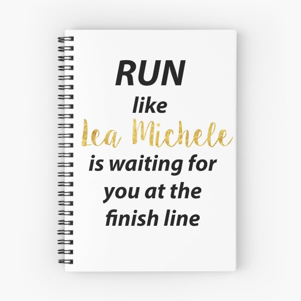 Item preview, Run Like Lea Michele is Waiting For You at the Finish line! designed and sold by illeaseyourpain.