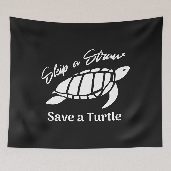 Item preview, Skip A Straw Save A Turtle  designed and sold by Maka4.