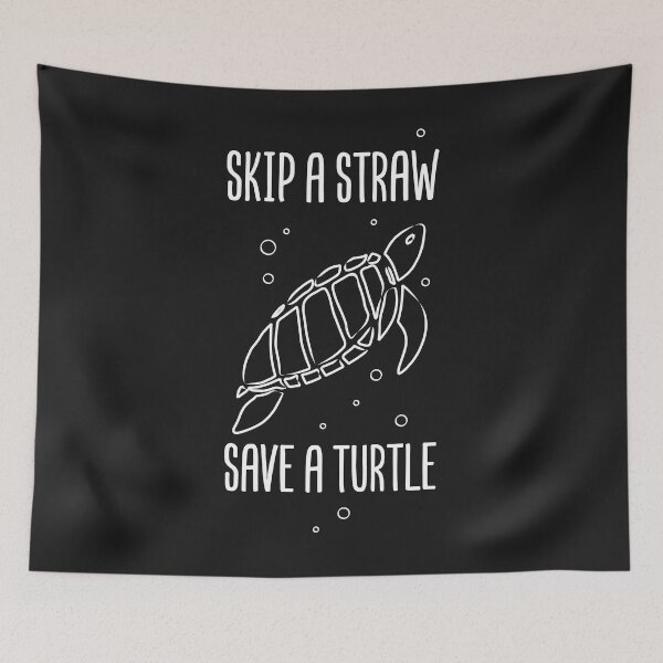 Item preview, Skip A Straw Save A Turtle  designed and sold by Maka4.