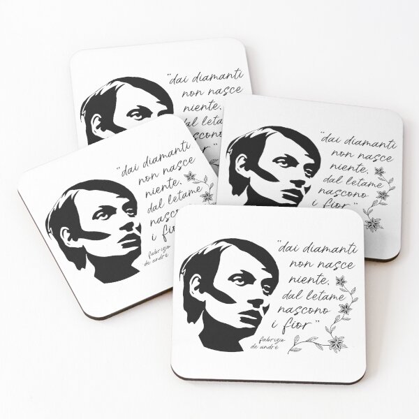 Item preview, Fabrizio de Andrè T-Shirt Via del Campo Lyrics - Maglietta Faber designed and sold by IncognitoMode.